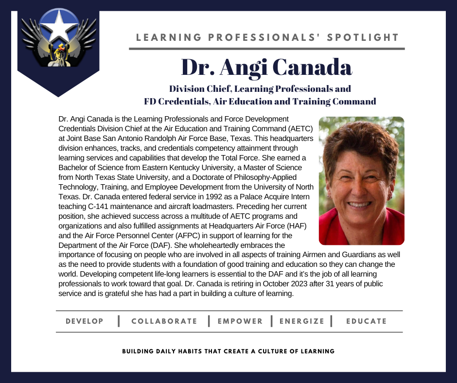 LP Spotlight Sept '23 - Dr. Angi Canada